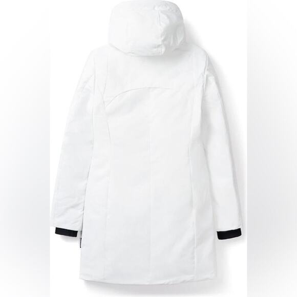 NWT * NOIZE Insulated Hooded Parka Jacket in Winter White - Picture 12 of 15